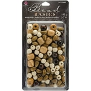Jewelry Basics Wood Beads 3.7oz-#2