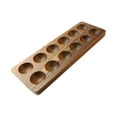 thumbnail image 4 of Egg Holder Wooden Tray Organizer with Sturdy Wood Construction for Kitchen Countertop and Refrigerator Use, 4 of 9
