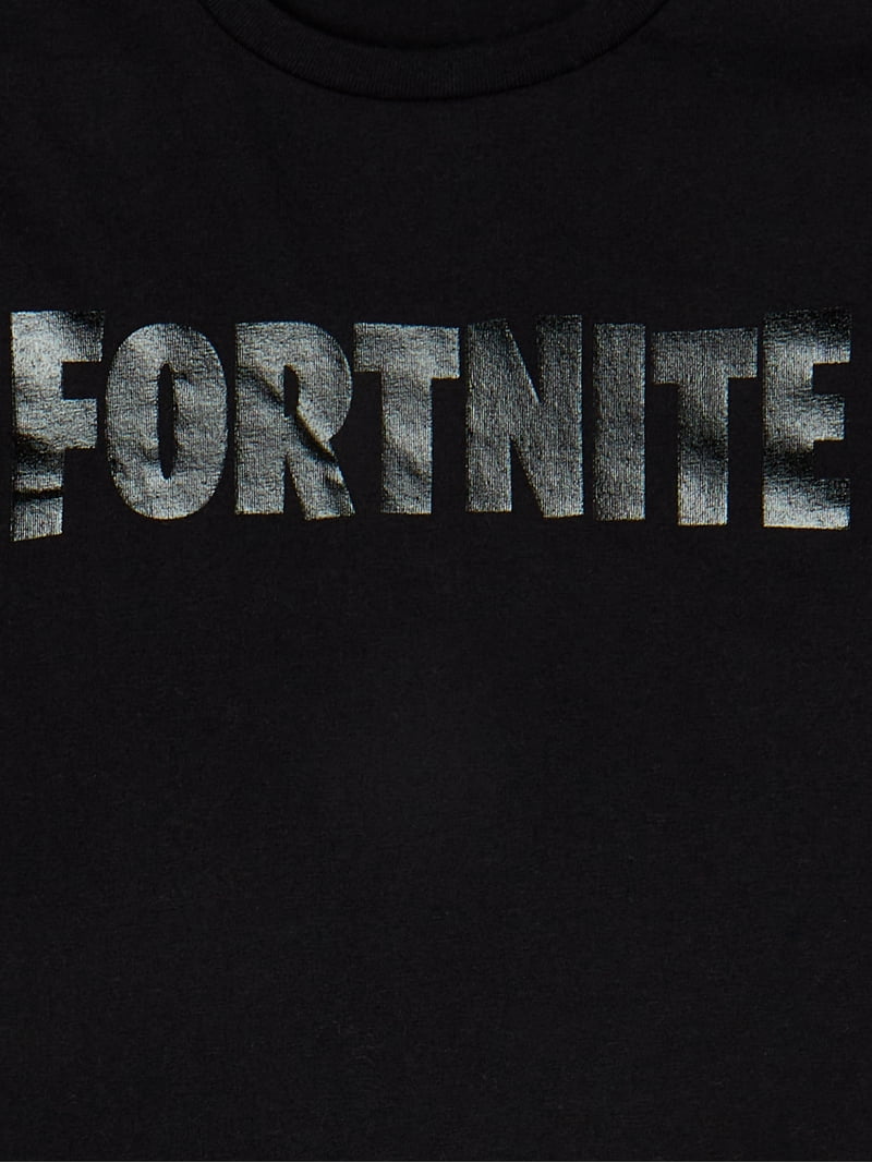 Official Fortnite Logo Fade T-Shirt For Boys - 100% Cotton Gaming Tee (Size X-Large 18/20)