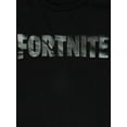 thumbnail image 4 of Fortnite Boys Black Logo Long Sleeve Graphic T-Shirt, Sizes 8-18, 4 of 4