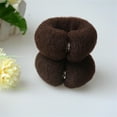 thumbnail image 6 of Fast Donut Bun Maker Tool DIY Hair Roll Snap Ring for Women Foam Hair Bands, 6 of 8