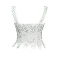 thumbnail image 6 of TAIAOJING Band Fishbone Jacquard Petal Corset Shapewear Waist Bodice, 6 of 7