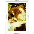thumbnail image 5 of Art.com Lady Lilith Art Print by Dante Gabriel Rossetti, White Frame Wall Art, 32" x 44", 5 of 5