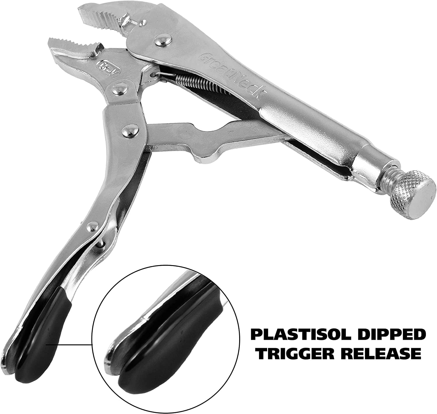 GreatNeck 74230 5 Piece Locking Plier Set