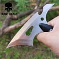 thumbnail image 4 of 440 Stainless Steel Camping Hatchet Survival Mini Axe with Nylon Sheath Hiking Outdoor Multi Tool Kit Full Tang G10 Handle (White), 4 of 9