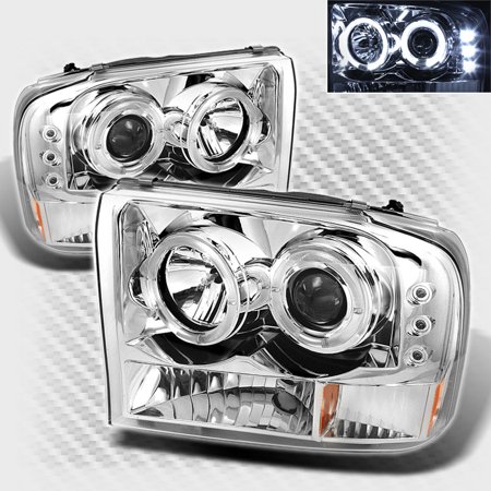 1999-2004 Ford F250 F350 Super Duty Halo LED Projector ... 2002 ford f350 headlight wiring 