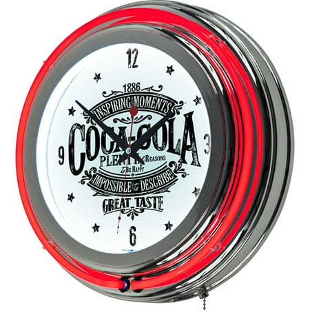 Coca Cola Brazil 1886 Vintage Neon Clock