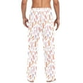 thumbnail image 4 of Baking pattern sweet treats design Men's Relaxed Fit Drawstring Sleep Pajama Pant, 4 of 5
