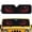 Red Cool Eyes, variant on HUIACONG Red Ladybugs Sunshade Sun Shade Windshield Heat Shield Sun Visor Mat Compatible with Jeep Wrangler Rubicon Sahara TJ JK JKU 2 Door & 4 Door