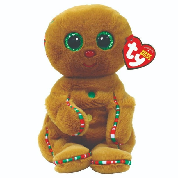 Ty Beanie Baby Bellies CRISPIN the Christmas Gingerbread Man (6 Inch