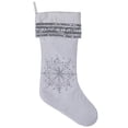 thumbnail image 1 of Vickerman QTX17012 8 Po x 19 Po Bas de Flocon de Neige à Bandes Blanches, 1 of 2