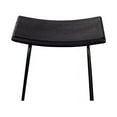 thumbnail image 4 of Home Square 3 Piece Solid Wood Bar Stool Set with Metal Base in Black, 4 of 9