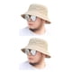 thumbnail image 1 of Minnieouse Poliéster Estancia Cómoda Y Protegida Colección De Sombreros De Verano Sombrero De Protección Solar Sombrero De Pescador Caqui caqui tamaño estándar 2Conjunto, 1 of 6