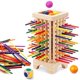 thumbnail image 1 of Juego Montessori Relaxgiant con torre de palitos de madera de colores, 1 of 7