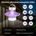 thumbnail image 3 of Upgraded Fly Traps,3 in 1 Bug Zapper Outdoor & Indoor, Electric Mosquito Killer Lamp with 2000V Grid & On/Off Switch, Mosquito Traps for Kitchen, Patio, Backyard, and More (White), 3 of 8