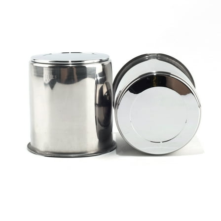 RhinoTuning 3.15in Stainless Push Through Wheel Center Caps 3.15 Push Through Center Caps 2pcs