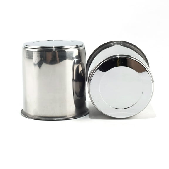 RhinoTuning 3.15in Stainless Push Through Wheel Center Caps 3.15 Push Through Center Caps 2pcs