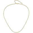thumbnail image 4 of Avariah Diamonds 10K Yellow Gold Adjustable 1.6mm Wheat Chain - 22"- Made In Italy, 4 of 9