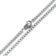 thumbnail image 2 of 2/3/4/5/7mm Stainless Steel Women Mens Rolo Box Link Chain Necklace Bracelet, 2 of 9