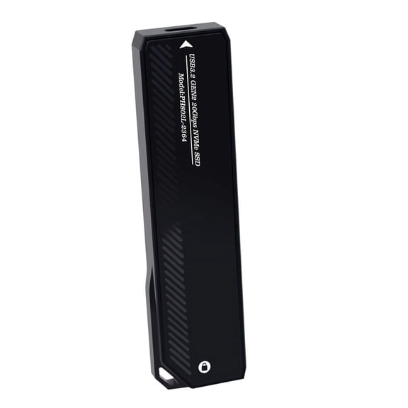 M.2 NVMe SSD Enclosure 20Gbps USB 3.0 Type C PCIe External Case USB3 M2 Storage Box Cover Solid State Hard Drive Disk,A