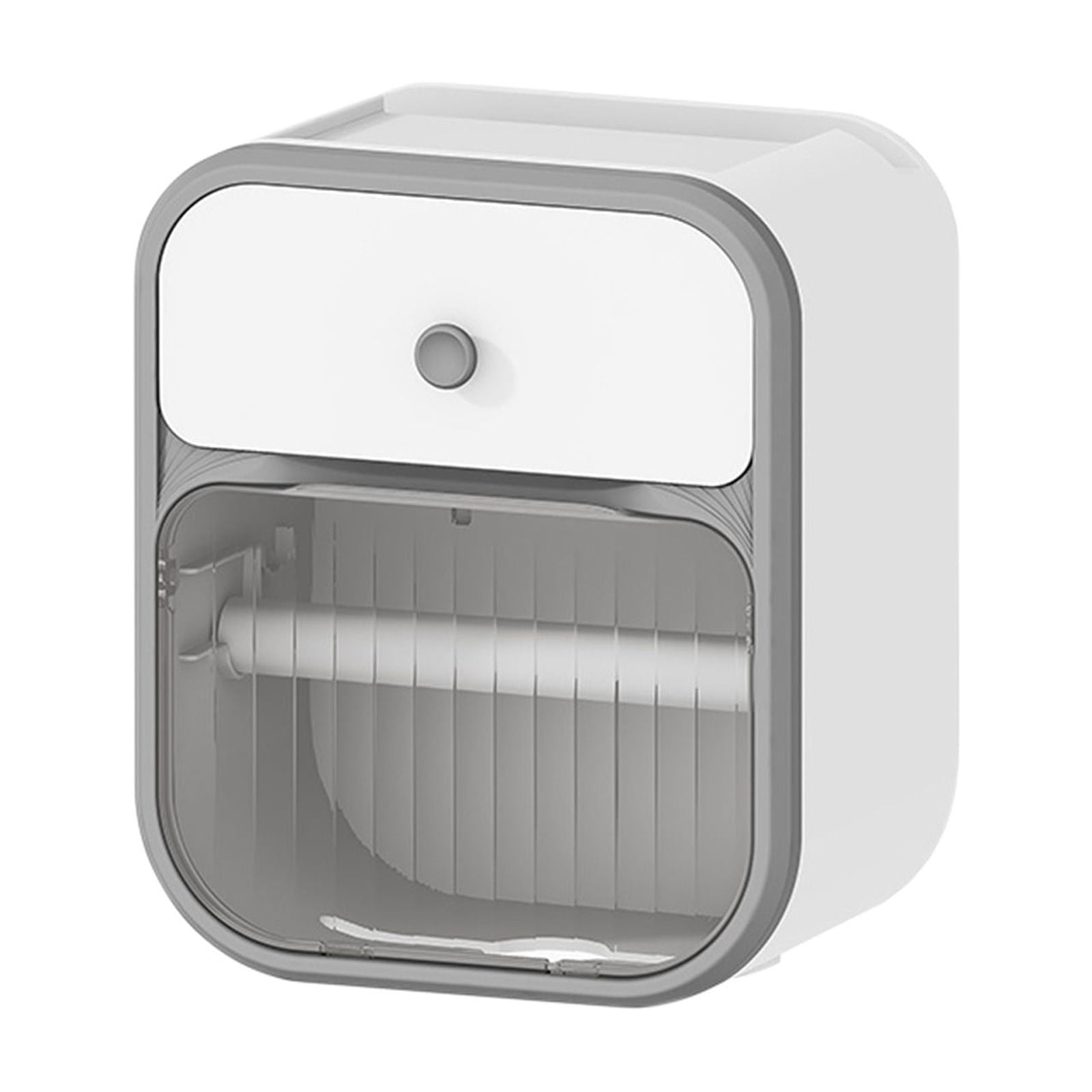 Multi Functional toilet Paper Wall Mounted Tissue Box Cover Suitable for Bathroom Kitchen Living Room without Drilling Meitianfacai