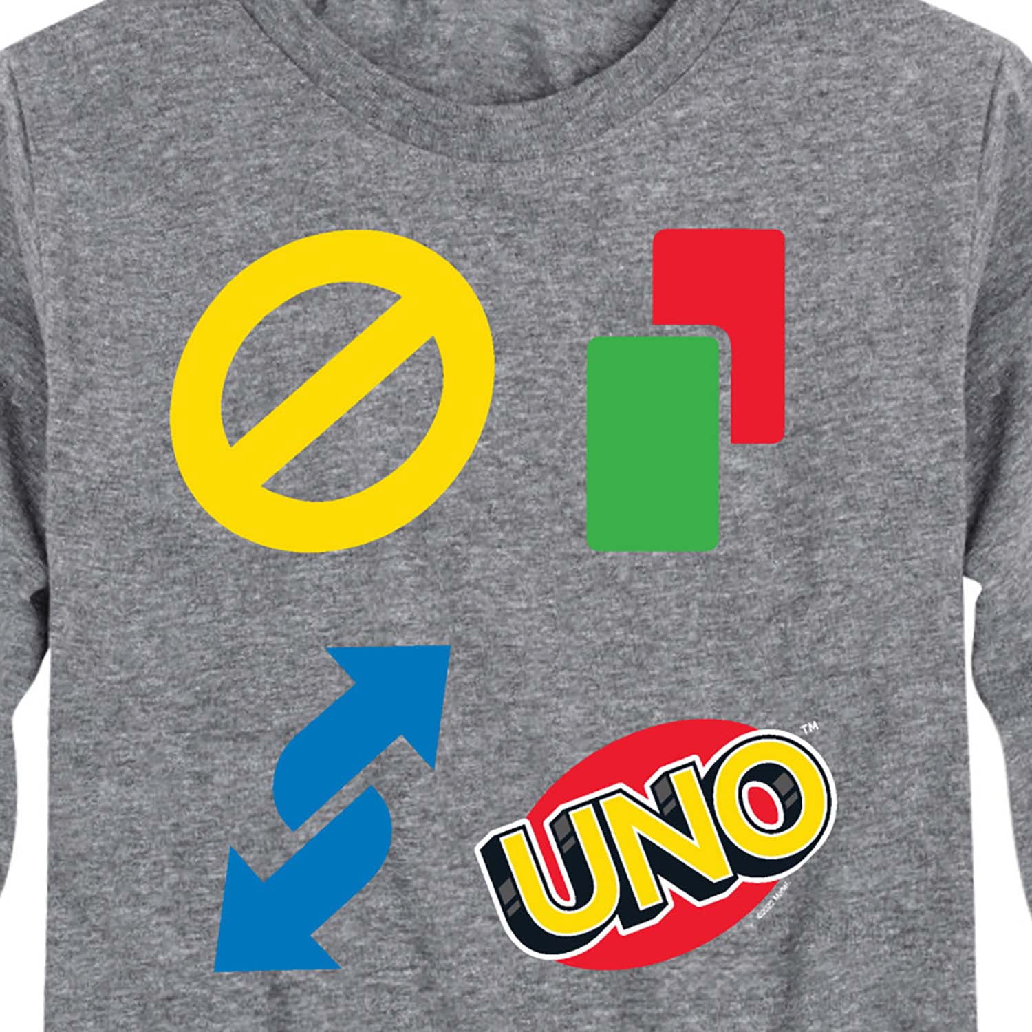 UNO Icons - Toddler And Youth Long Sleeve Graphic T-Shirt