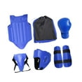 thumbnail image 5 of yotijay Taekwondo Sparring Equipment Collection Sanda Crotch Boxing Practice Body for Blue, 5 of 8