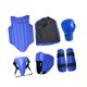 thumbnail image 5 of Protector corporal de entrenamiento de taekwondo, protector de entrepierna ajustable, profesional Azul, 5 of 9