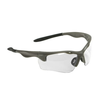Allen Company Shooting & Safety Glasses, Clear Lenses, Wrap Around Frame, ANSI Z87 Impact Resistant