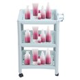 thumbnail image 1 of Bathroom Floor Storage Shelf Bathroom Storage Open Shelf Unit Freestanding Corner Rack Shelves Storage Rack Tower Shelf Nordic Blue, 1 of 8