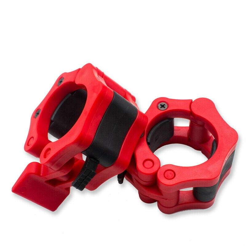 Datingday 2pcs1in/2in Olympic Barbells Muscle Clamps Bar Weights Lifting Lock Jaw Collars
