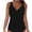Black, variant on Women's Tankini Top Twist V Neck Push Up Swim Top Ruched Bathing Suit Tops Only
