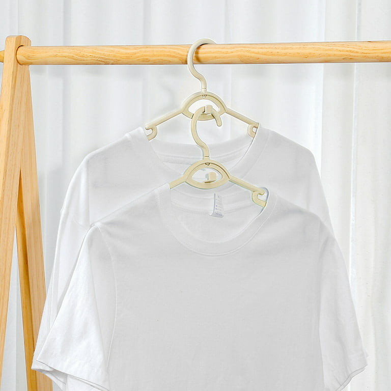 80 Versatile Cascading Hangers Non Slip Plastic Clothes Hangers w