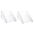 thumbnail image 5 of Vaveren 2 Pieces Acrylic Lipstick Holder Clear Shop Acrylic Nail Polish Display Rack 7 Tier, 5 of 8