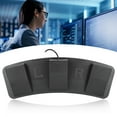 thumbnail image 4 of USB Foot Switch Pedal Wide Application USB Triple Foot Switch Pedal Little Resistance ABS Multifunctional For Zooming For Playing&nbsp;games For Factory Testing, 4 of 8
