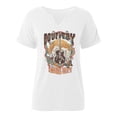 thumbnail image 4 of Wsysadlol Oversized West Cowboys T-Shirt for Women Vintage Country Tee Western Graphic Tee Short Sleeve Loose Top, 4 of 4
