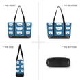 thumbnail image 6 of FORMRS Canvas Laptop Tote Bag for Women with 15.6" Computer Compartments Shoulder Handbag, Blue Polar Bear, 6 of 7