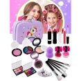 thumbnail image 3 of Kit de maquillaje para niños, maquillaje de imitación para niñas pequeñas, maquillaje falso con bolsa de maquillaje, 3 of 5