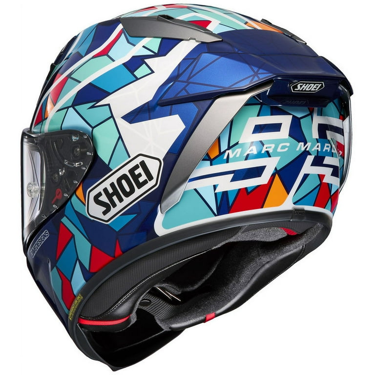 Shoei Full Face Motorcycle Helmet X-15 Mrqz Barcelona TC-10