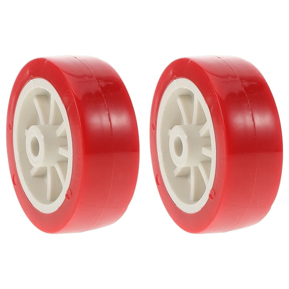 unbranded 2pcs Motorcycle Lift Scissor Jack Center Stand Caster Wheels Replacement Swingarm Spool Paddock Stands Motorcycle Lift Table Attachment Red