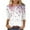 Multicolor#dressy patriotic shirts for women, variant on Women's Shirts 3/4 Length Sleeves Round Neck Tops Happy Easter Gift Dressy Casual Summer 2025 Tunic Tees Loose Soft Holiday Blouses Coffee,L