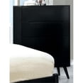 thumbnail image 3 of Furniture of America Belkor Mid-Century Modern Wood 4-Drawer Chest in Black, 3 of 8