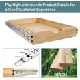 thumbnail image 4 of Kitchen Organization and Storage, Pull Out Drawers for Kitchen Cabinets, Cabinet Drawers Slide Out, Pull Out Cabinet Shelf, Wood Rack for Kitchen, Bathroom (20" Wide), 4 of 8