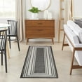 thumbnail image 7 of Nourison Horizon 6' Runner Black Fabric Area Rug, 7 of 7