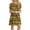Yellow, variant on Sundresses for Women 2024 Women's Casual Plain Loose Short Sleeve Loose Dress Floral Print Sunflower Print Dress Comfortable Yellow