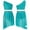 Blue Green, variant on Girls Lyrical Dance Costumes Shiny Rhinestones Crop Top with Skirted Leotard 2-Piece Ballet Dance Outfits Dusty Pink 8