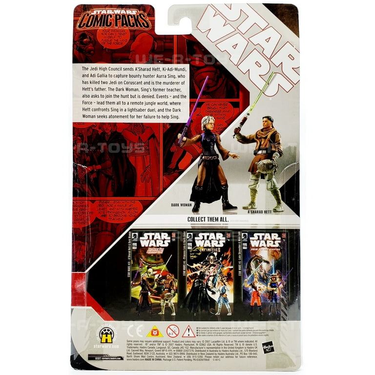Auctions | Hasbro Star Wars Comic packs x4 A'Sharad Hett & Dark Woman, Darth Talon & Cade Skywalker etc. Near mint to mint