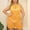 Yellow, variant on Ruimatai Swim Cover Up for Women Summer Womens Tops New Fashion Beach Hem Cover Up Hollow-out Breathable Swimwear
