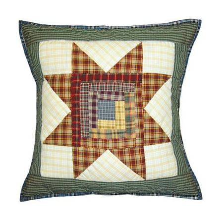 Patch Magic Cottage Star Cotton Throw Pillow