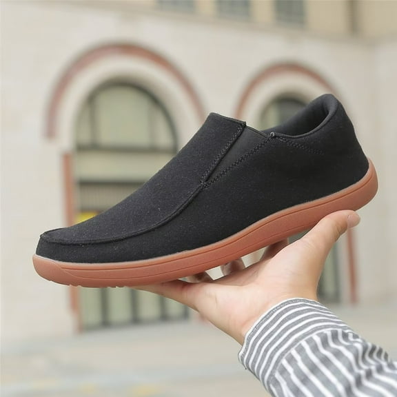 Tvtaop Wide Shoes for Men Slip On Loafers Boat Leisure Vintage Walking Men Shoes Slip-ons Comfortable Shoes